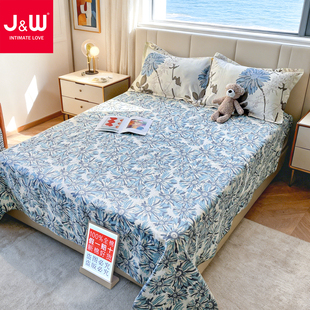 正品 100%纯棉单条床单1.2m1.5m1.8m2.0m米单人双人床上全棉件被单