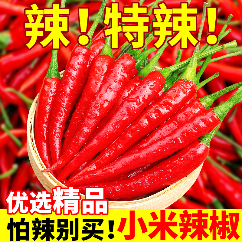 无辣不欢！精选小米椒！农家现摘