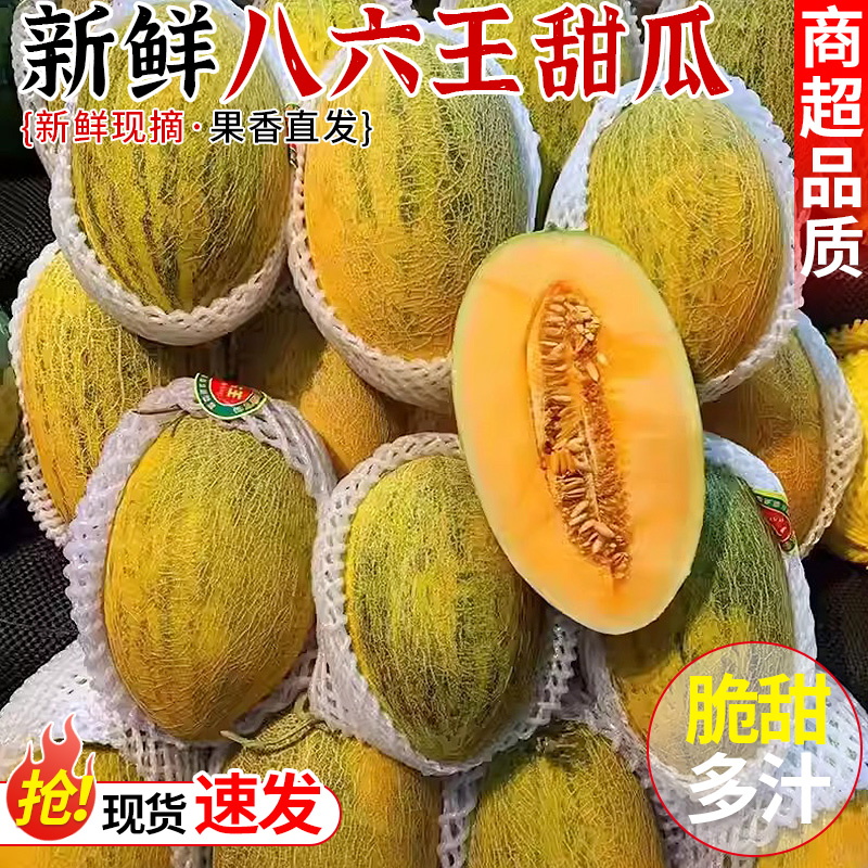 现摘现发！八六王甜瓜！脆甜爽口