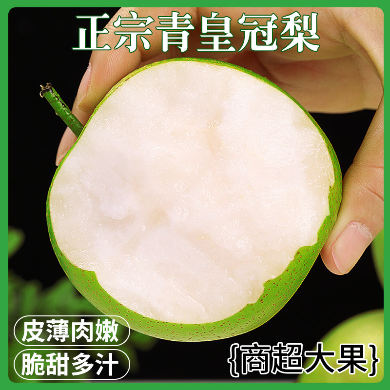 正宗皇冠梨青梨新鲜水果新当季翠冠梨香酥脆蜜早雪梨砀山青梨整箱