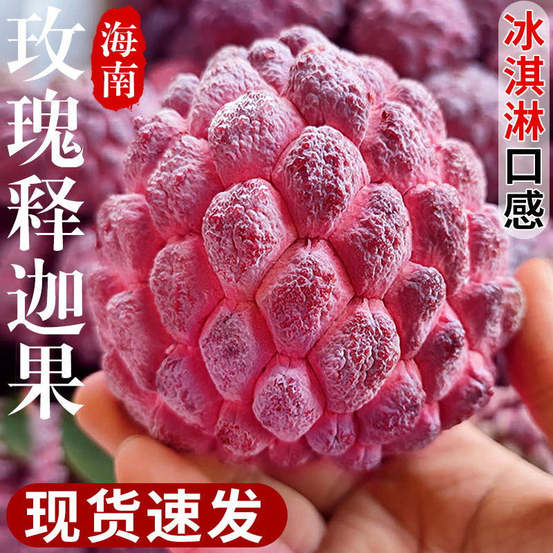 软糯香甜丨海南玫瑰释迦果丨现摘