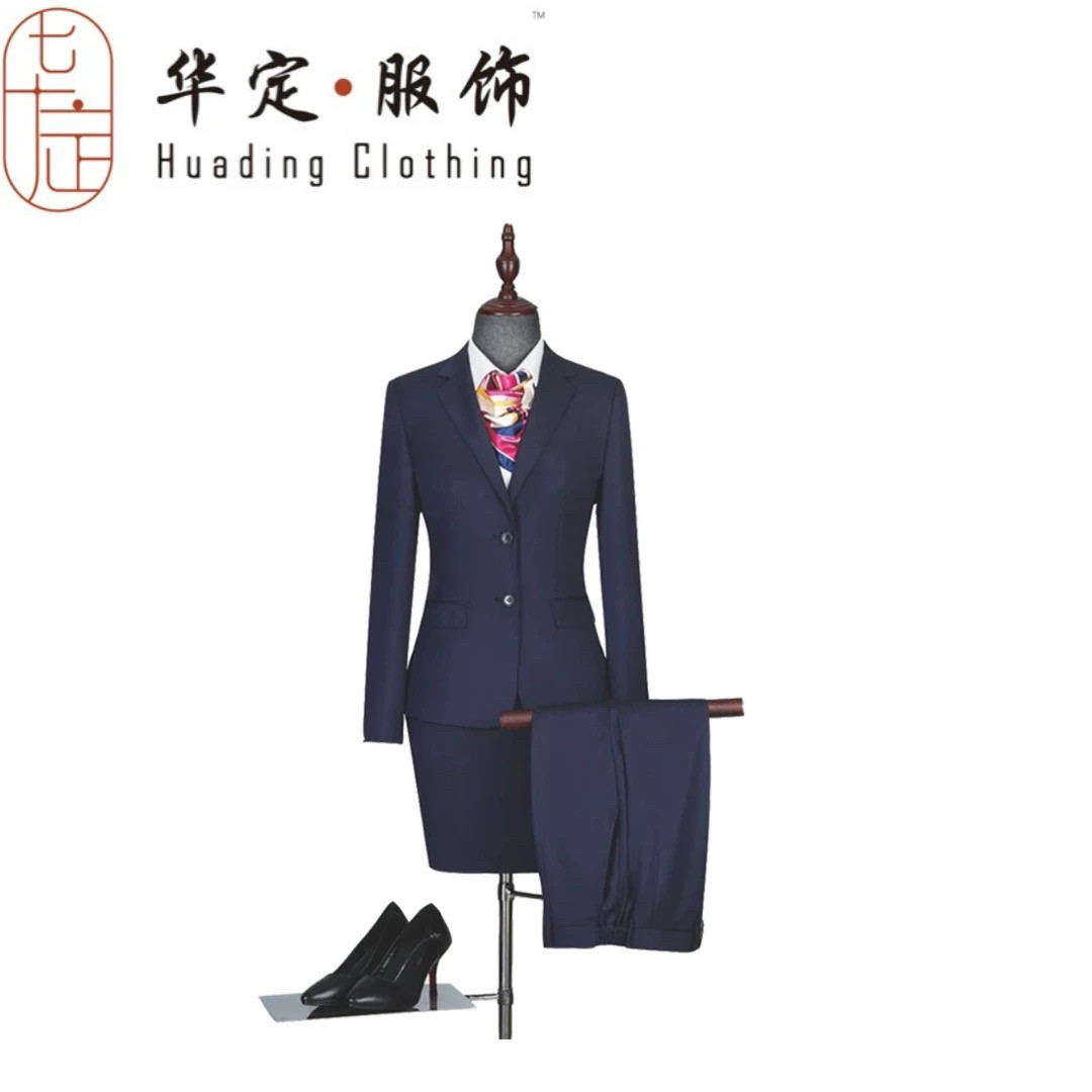 女士商务西服正装西裙彩纤面料高级质感气质职业装纯色上班通勤装