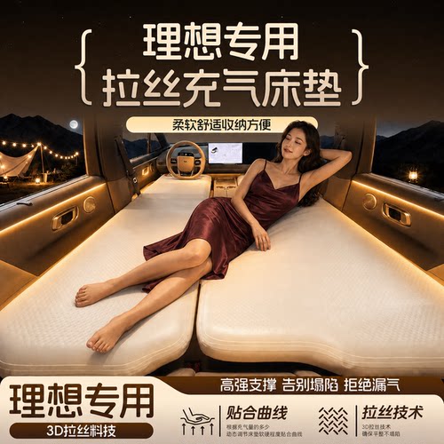 理想充气床垫前排双人拉丝睡垫