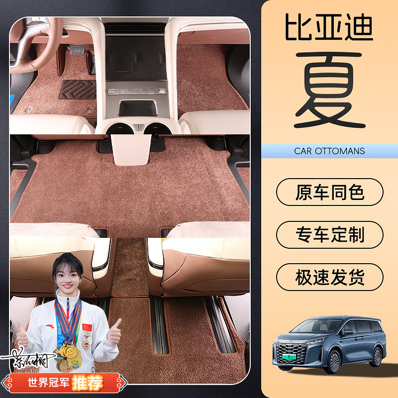 比亚迪夏专用双层脚垫