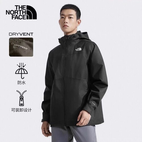 TheNorthFace/北面男户外三合一抓绒内胆防水冲锋衣外套 8AV7