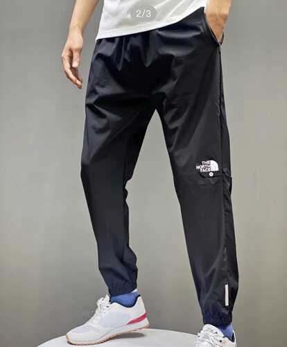 捡漏 TheNorthFace/北面男子户外舒适防泼水休闲薄款长裤 537D