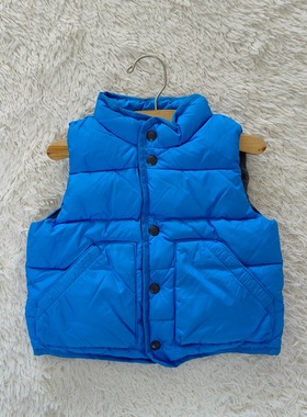 Gap儿童休闲加绒棉马甲背心 230975  230982 474192