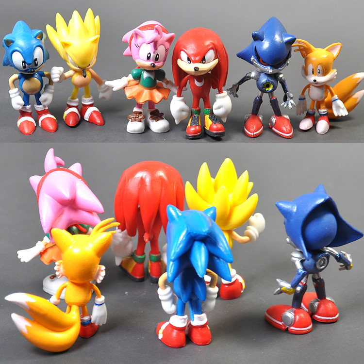 战斗超音鼠 神态逼真玩偶模型 手办公仔摆件