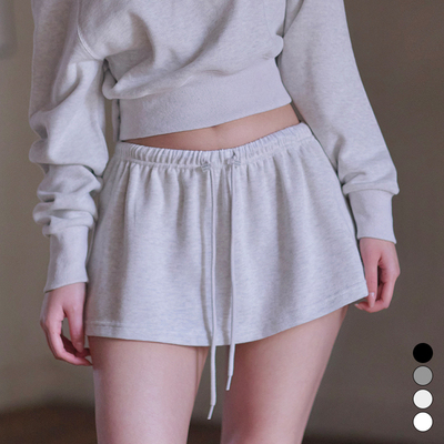 韩国纯色宽松运动休闲百搭短裙