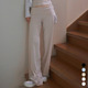 BS25N2907 宽松休闲瑜伽长裤 kindame韩国夏季 凉爽显腿折叠式