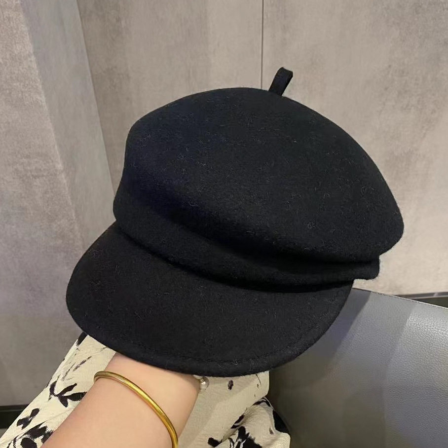 日系短檐羊毛呢马术帽女秋冬毡帽纯色侧压时尚报童帽网红骑士帽潮,运动/瑜伽/健身/球迷用品,马球帽,淘宝优惠券,粉丝福利购,淘宝优惠卷