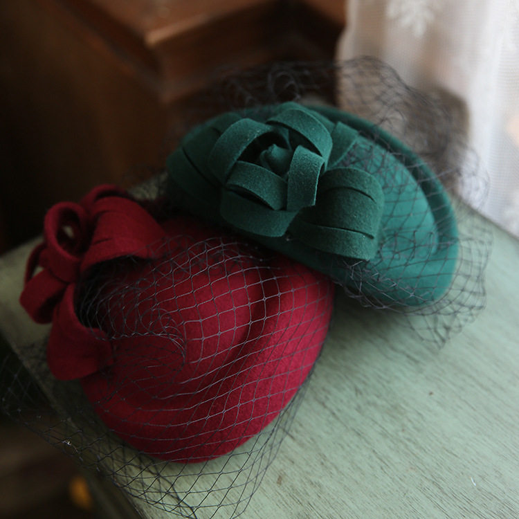 新款复古秋冬时尚潮小礼帽网纱羊毛呢帽优雅百搭英伦帽子女冬,运动/瑜伽/健身/球迷用品,马球帽,淘宝优惠券,粉丝福利购,淘宝优惠卷