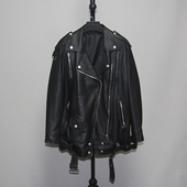 宽松落肩时装 2025新款 头层绵羊真皮皮衣女韩版 外套遮肉显瘦腰带景