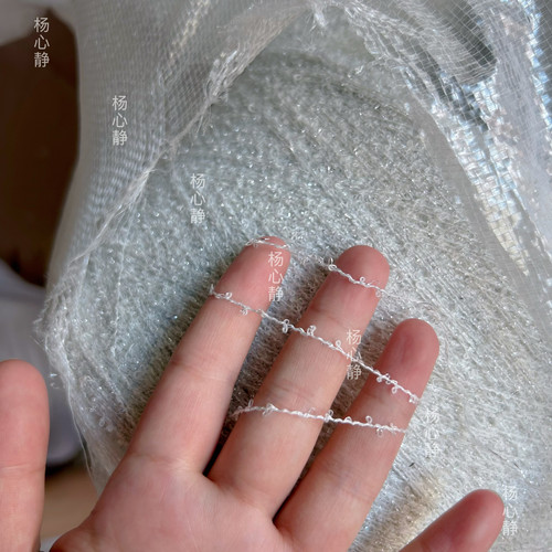 标价500克价格 特色纱闪光银丝迷你圈圈配线毛衣包包手工DYD包邮