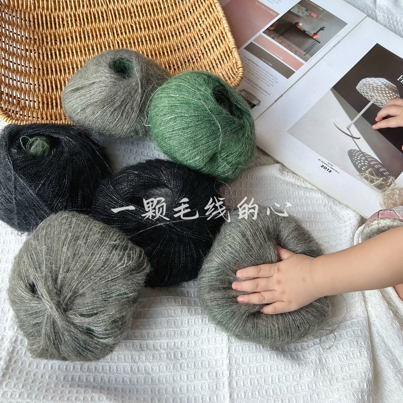 马海毛细线毛衣编织杨心静马海毛