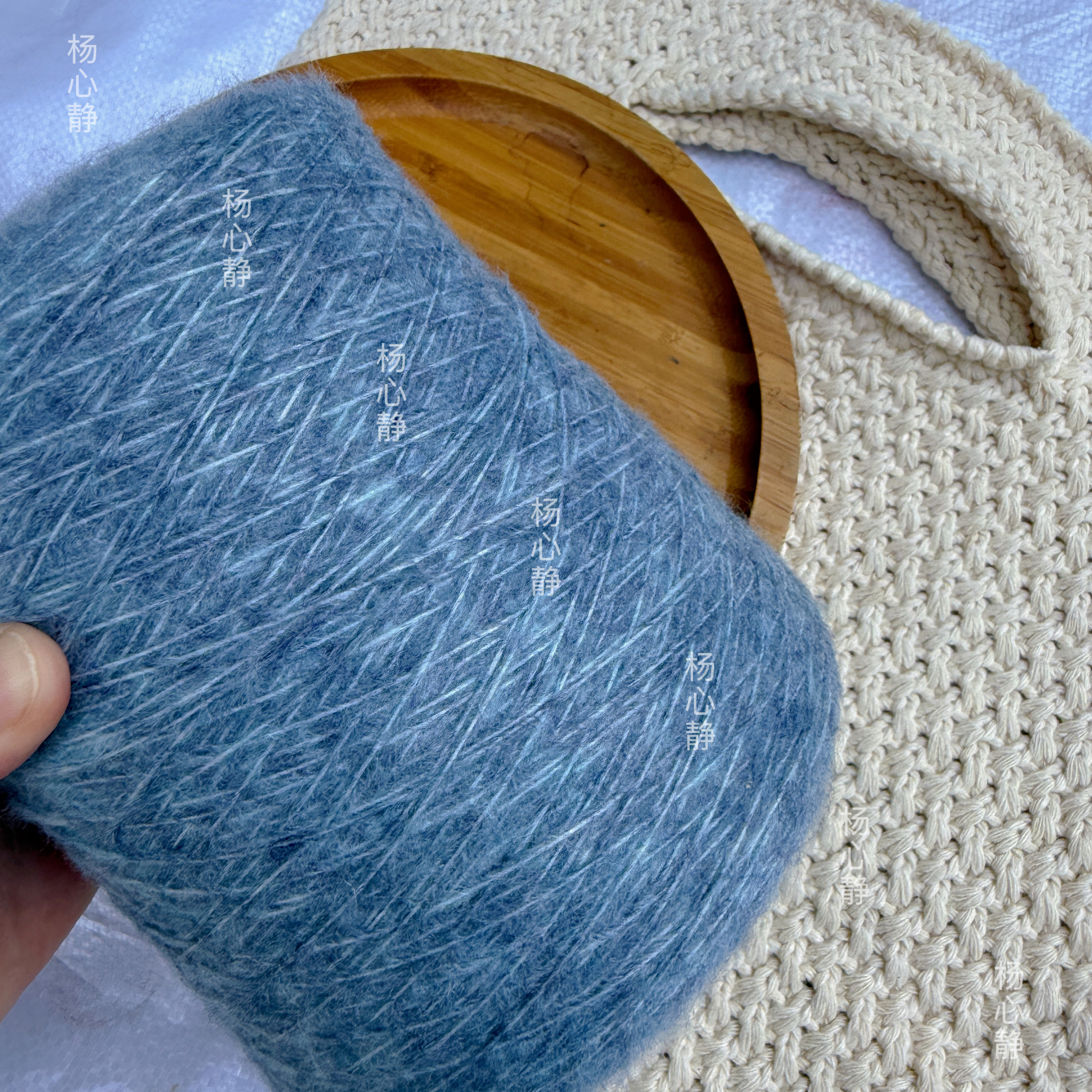 标价500克价格 超美夹花蓝色中粗空心马海毛 柔软围巾手工编织线,服饰配件/皮带/帽子/围巾,毛线,淘宝优惠券,粉丝福利购,淘宝优惠卷