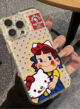 馋嘴KT猫苹果17/16/15pro手机壳华为mate60适用p50荣耀100红米note11女OPPOreno13/9/8小米14/vivos12超薄x80