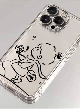 小王子公主苹果17手机壳适用iphone16promax华为mate60软15pro荣耀300新款vivox50硅胶opporeno12/nova13情侣