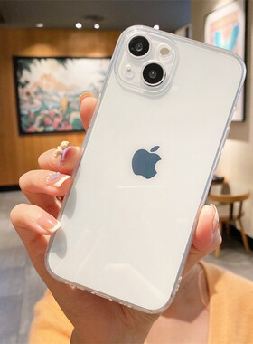 网红透明适用iphone17promax手机壳苹果13/15/12/11保护套16华为nova8//7/p70vivox100小米14荣耀oppo红米k60
