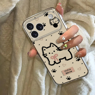 像素小猫适用苹果16promax手机壳iPhone17/12小米15/14/11荣耀100华为p50红米k70女opporeno13新款vivox80s10