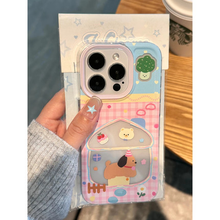 粉白格纹房适用苹果17/16pro手机壳华为pura70/p50超薄mate60红米note11女OPPOreno13/9/8小米14/vivos12/s15