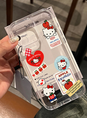 可爱kt猫适用苹果16promax手机壳iPhone17/12小米15/14/11荣耀100华为p50红米k70女opporeno13新款vivox60s10