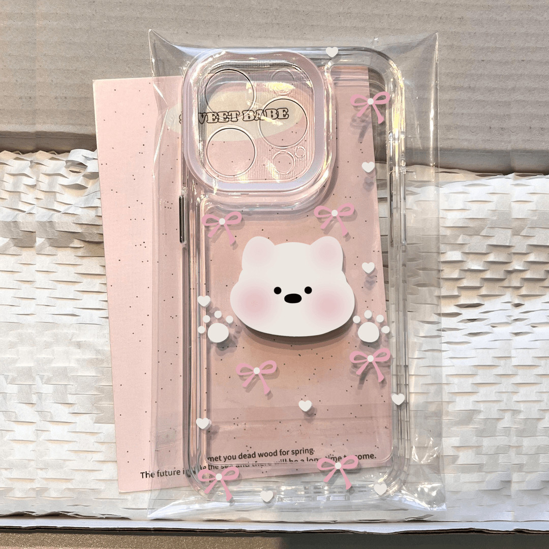 腮红小狗适用iphone15promax手机壳苹果13/14/1