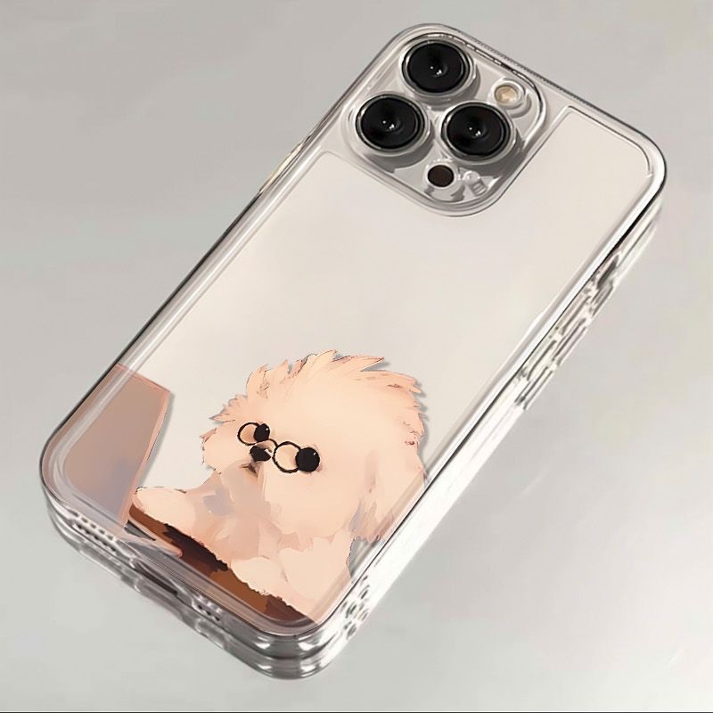 潦草小狗适用苹果17手机壳iPhone14/16/15promax新款11华为nova13荣耀p80红米note10女opporeno7小米vivos12x