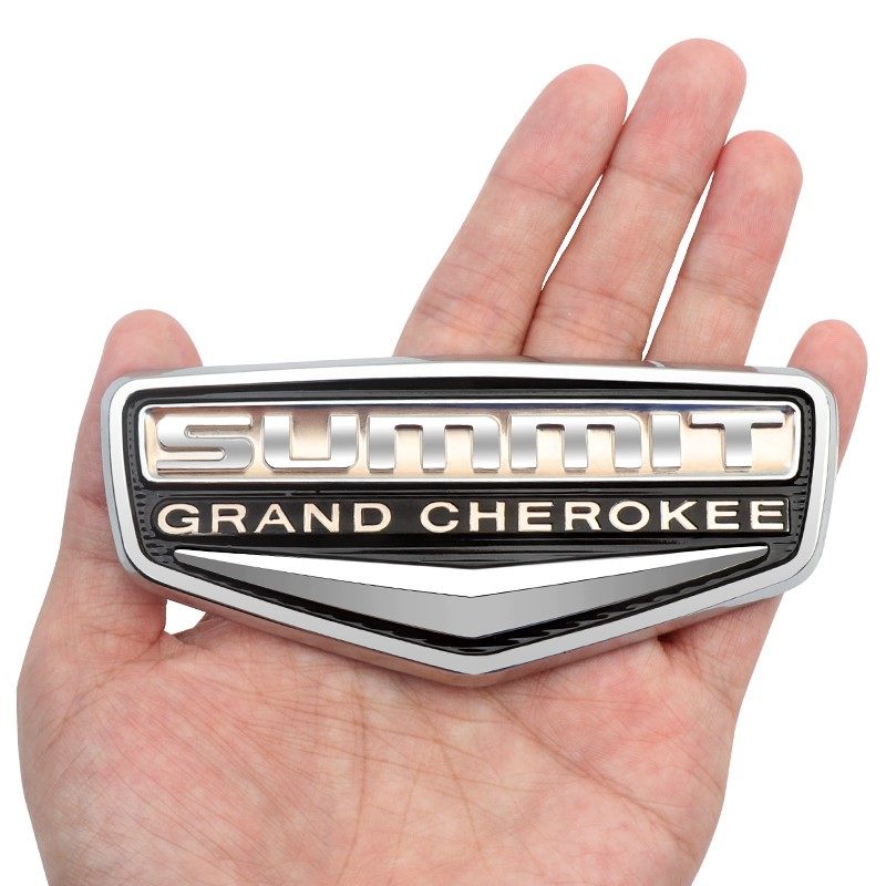 jeep吉普大切诺基summit grand cherokee英文字母标3d金属车标贴