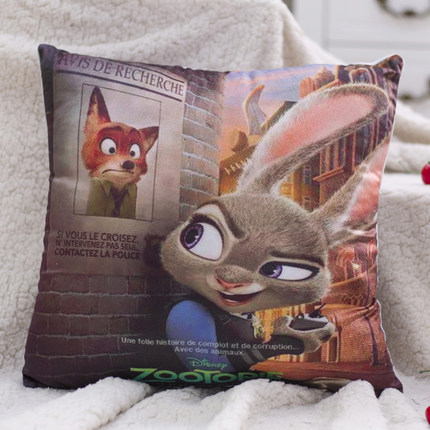 疯狂动物城同款周边抱枕狐狸公仔朱迪兔子毛绒玩具玩偶送女生礼物