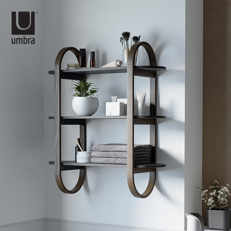 Umbra贝尔伍德墙上置物架壁挂书架餐厅墙面挂墙装饰挂架卧室收纳,收纳整理,整理架/置物架/收纳架,淘宝优惠券,粉丝福利购,淘宝优惠卷