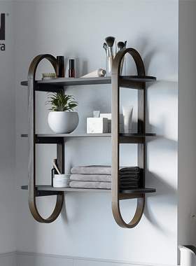 Umbra贝尔伍德墙上置物架壁挂书架餐厅墙面挂墙装饰挂架卧室收纳