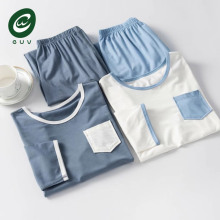 euv 儿童莫代尔睡衣男童女童夏季薄款男孩家居服中大童夏天空调服