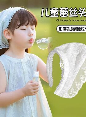 三角巾头巾女夏季甜美小头饰