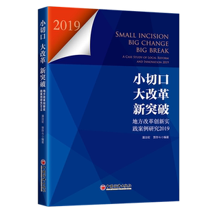 【官方旗舰店】小切口大改革新突破地方改革创新实践案例研究2019新时代地方全名深化改革参考潘治宏贾存斗地方改革经济体制改革