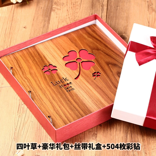 Деревянный фотоальбом, книга роста для влюбленных, DIY, подарок на день рождения