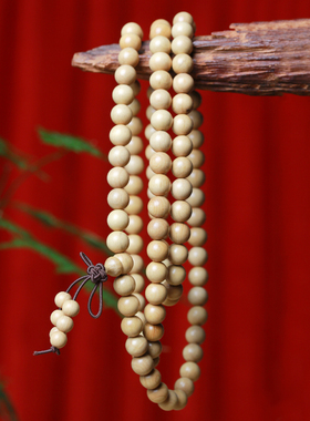 黄杨木手串手链佛珠木质手工正圆小孔男女款饰品原木手饰礼品礼物