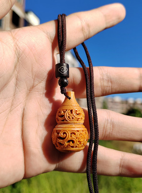 檀香木香囊吊坠新中式散香器木质