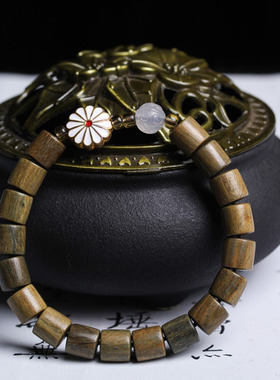 绿檀木手串木质手链檀香民族风