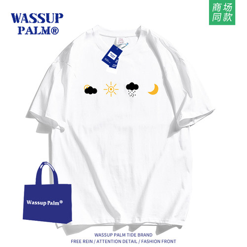 WASSUPPALM短袖t恤男夏2026新款