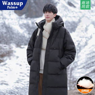 情侣防寒加厚中长款 WASSUP 秋冬季 2025新款 外套 PALM羽绒服男女款