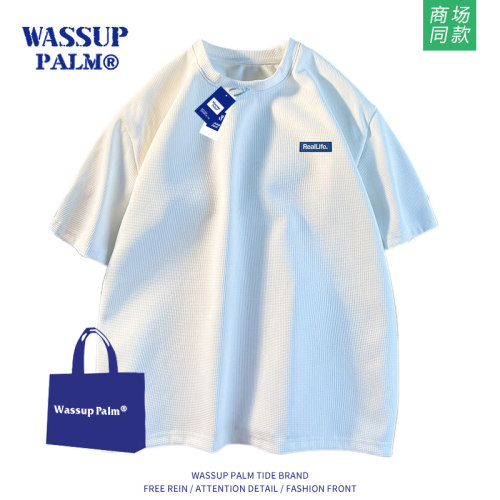 WASSUPPALM短袖t恤男夏2026新款