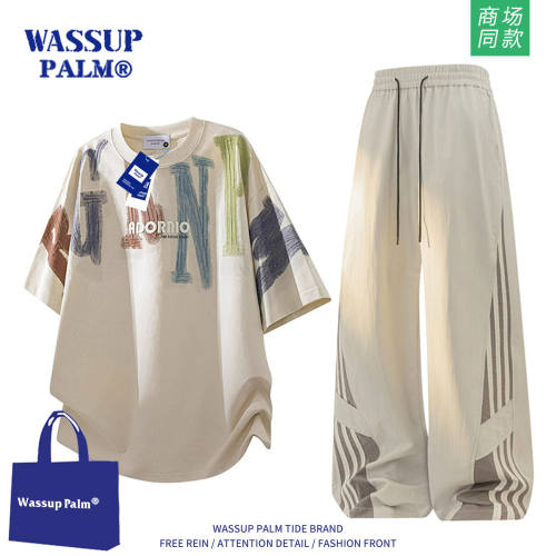 WASSUPPALM运动服套装男款2026