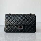 头层羊皮软皮高级质感链条包经典 百搭单肩包真皮时尚 菱格斜跨包女