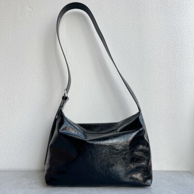 头层油蜡皮2024新款小众简约托特包真皮大容量单肩秋冬通勤斜跨包