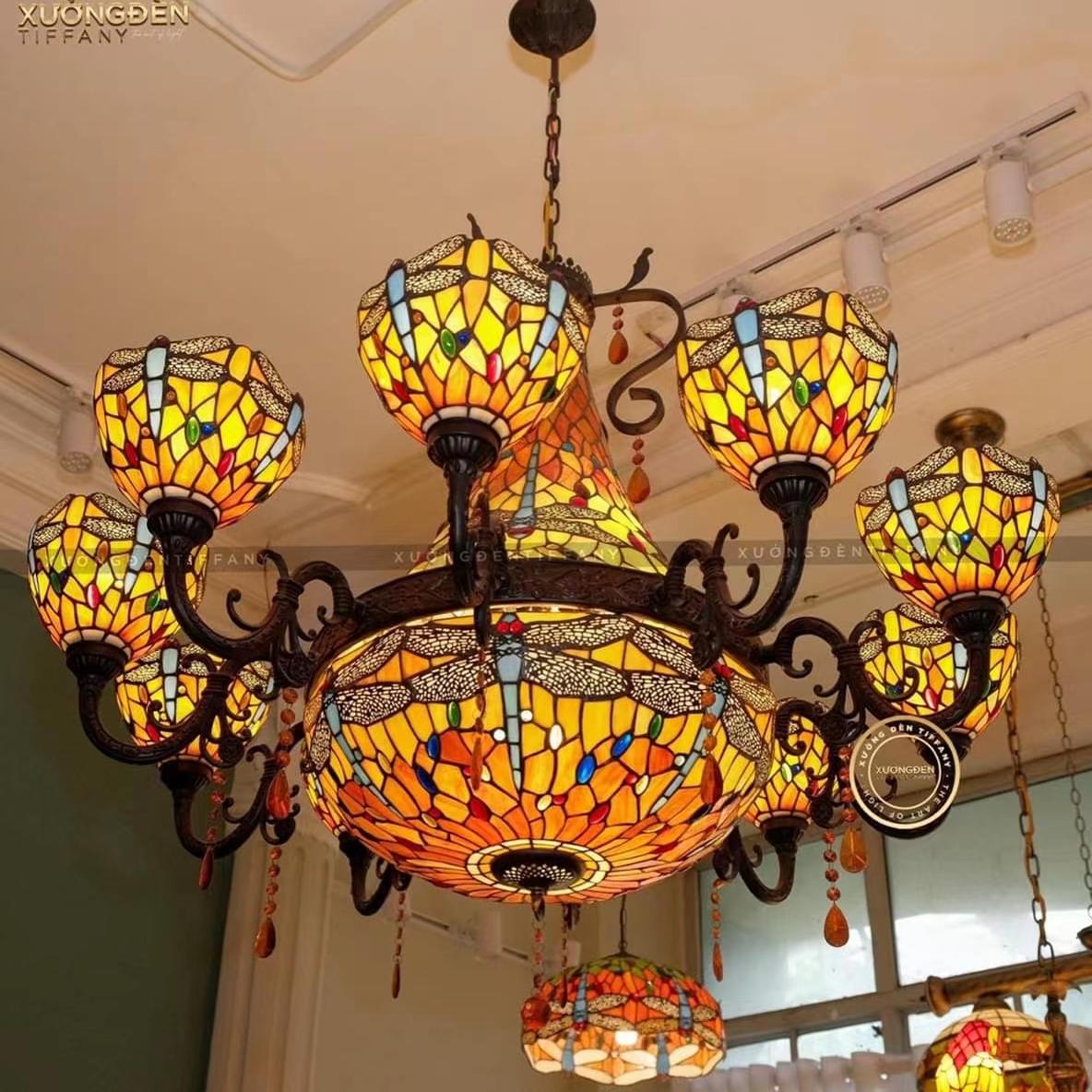 美式20平方客厅茶楼吊灯