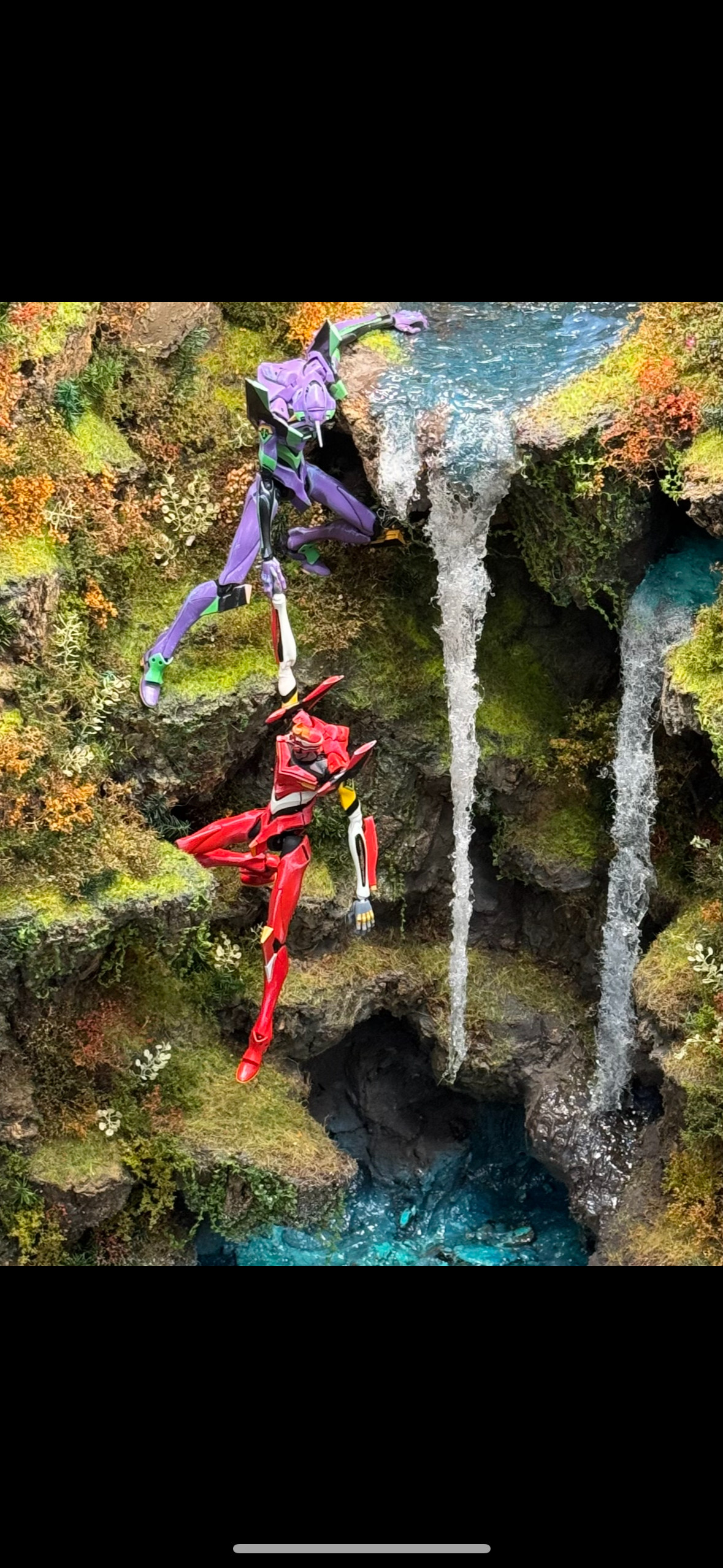 镜花水月EVA初号机二号机零号机场景旧化战损高达模型成品现货