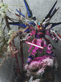 【现货】镜花水月高达MGSD自由强袭元祖命运巴巴托斯BB场景成品