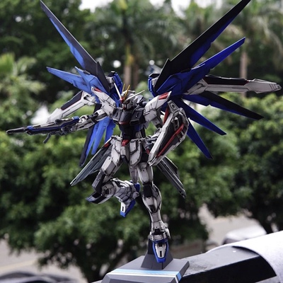 镜花水月万代mg自由命运场景鱼缸