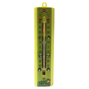 家用温度计室内壁挂式升级版板式温度计-40+50度 室外内温度计寒暑表刻度清晰
